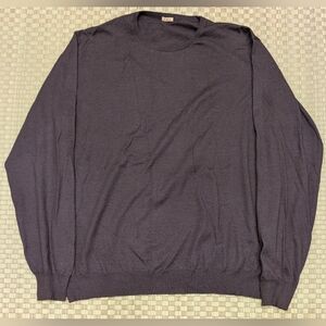 Malo Cashmere Silk Sweater Men's Size IT54 (US 44/XL) Made in Italy